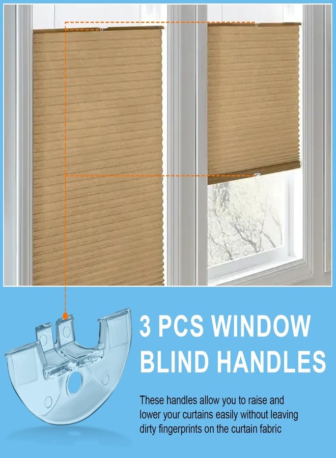 Giokyi 3 Pack Cordless Honeycomb Shade Lift Handles for Graber Bali Springs and DEZ Shades (Early Smaller Style) - Image 4